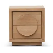 Bonnie Bedside Table - Dusty Oak