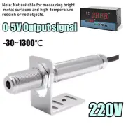 0-5V 220V Infrared Thermometer Sensor Non-contact Temperature Tool W/Controller