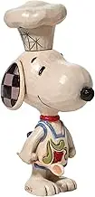 Enesco Jim Shore Peanuts Chef Snoopy Miniature Figurine, 4 Inch, Multicolor