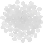 Abaodam 300pcs Glow Dark Aquarium Stones Fluorescent Resin Rocks for Fish Tank Decor Safe for All Fish Species Nighttime Illumination Durable and Low Maintenance Pebbles