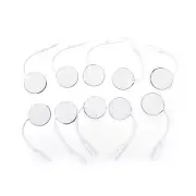 10X Round Replacement for Massager Tens Units Electrode Pads Machine PB RA