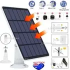 For Eufy Eufycam Cam E/2C/2/2 Pro USB Solar Panel Charger Security Camera Panel