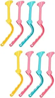 VANZACK 2sets Long Spout Plant Waterer Sprinkler Head Watering Can Sprinkler Bottle Caps Plastic Watering Can 4pcs*2