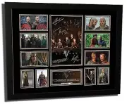 VIKINGS TV SHOW SEASON 4 CAST SIGNED LIMITED EDITION FRAMED MEMORABILIA