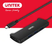 在飛比找PChome24h購物優惠-UNITEK Type-C 轉HDMI 3port Hub 