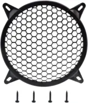 12 Inch Plastic Mesh Waffle Speaker Covers with Screws Audio Sub Woofer Grille