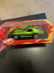 2005 Mattel Hot Wheels Classics 1969 Corvette Limited Edition Lime 1:18 Rare