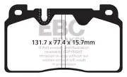 EBC DP32168C Disc Brake Pad Set FITS 12 audi q5 2 0 turbo brembo redstuff front (for: Audi)