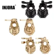INJORA 2PCS Brass Portal Drive Housings for 1/10 RC Car Traxxas TRX4 TRX6 #8252