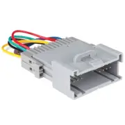 Factory Amplifier Crossover Bypass Jumper Integration Wire Harness Adapter fo...