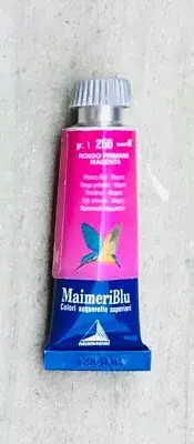 Art Supply Watercolour 256 Primary Red Magenta MaimeriBlu Italy Paint 15ml Tube