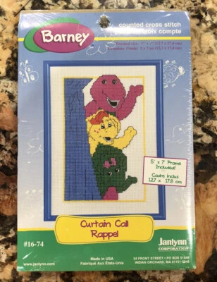 Janlynn Barney “ Curtain Call Rappel” Cross Stitch Kit 1997 Sealed #16-74