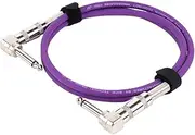 ROBAUN Guitar Effects Cable Pedal Cable Instruments Patch Cord 6.35 Electric Guitar Effect Wire Metal Head Accessory(Purple,15m)