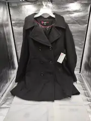 New Alpine Swiss Norah Women's Peacoat Double Breasted Jacket (B1-C2)