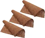 CANIGHT 3pcs Coconut Coir Liners Coconuts Liner for Hanging Basket Coconuts Fiber Liner Replacement Coir Liners for Basket Replacement Liner for Flowerpot Coconut Liner