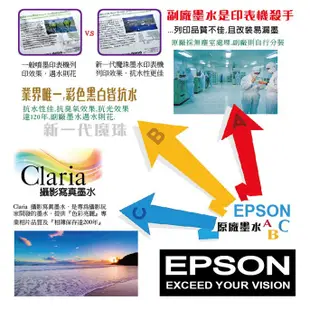 EPSON 001 T03Y100 T03Y200 T03Y300 T03Y400 原廠盒裝墨水 含稅