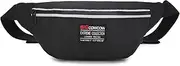 Black Fanny Packs for Women,Belt Bag for Men, Waist Pack for Travel Hiking Running Small