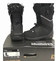 Salomon KIANA Snowboard Boots NIB Size 7 Womens '21/2022 Black/ Silver