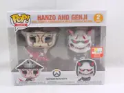 Brand New Funko Pop Hanzo And Genji 2 Pack Overwatch Vinyl Figure