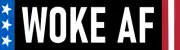 Progressive Woke AF Bumper Sticker Decal Proud Democrat Political Bumper Sticker