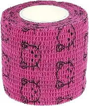 Generic Self Elastic Bandage Sports Wrap Tape 1" Wide 177" First Aid Supplies Cohesive Bandages Pet Tape for