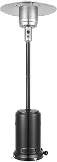 Vivicreate 48,000 BTU Outdoor Patio Heater, Double-Layer Stainless Steel Burner, Wheels,suitable for yard patio and restaurant