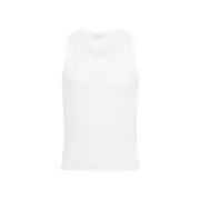 [Dries Van Noten] Dries Van Noten-White Merit Viscose Top-Uomo S STAND