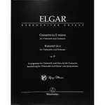 【凱翊︱BA】艾爾加E小調協奏曲OP.85大提琴與鋼琴伴奏譜ELGAR CONCERTO FOR VIOLONCELL