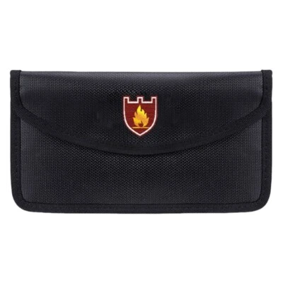 Water Resistant Safe Pouches Fireproof Bag Small Document Bag for Safe Storage