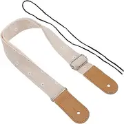 Vaguelly Practical Guitar Strap for Ukulele Design Adorable Daisy Pattern Flexible Wear-resistant Buckle for Acoustic and Electric Guitars