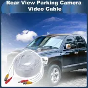 Car Reverse Rear View Parking Camera Video Cable BNC+DC 30M White