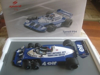 SPARK 1/18 TYRRELL P34 #4 DEPAILLER 1977 CANADIAN GP