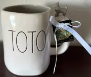 Rae Dunn Wizard of Oz 85th Anniversary TOTO Dog on Handle 18 oz Mug