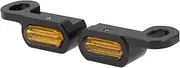 Motorcycle Mini Led Turn Signal Amber Light E Mark for Harley Softail Touring Road King Fltrx Flht Flhx 14-23 Softail 16-17