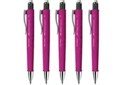 Faber-Castell Polymatic Mechanical Pencil Pacer 0.7mm Pink 5 Pack