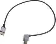 JEWEDECO Video Cable for Tv and Monitor Male to Male Connector Right Angle Adapter for Home Theater and Gaming Easy Plug and Play Setup Flexible Design for Tight Spaces