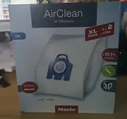 Miele XL-Pack AirClean 3D Efficiency GN 8 Bags and 4 SF-HA 50 HEPA Filter