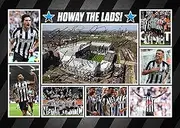 RJR PRINTS Newcastle United ' Howay The Lads! ' 2023/4 Team Player Multi Signed A4 Montage Photo Print Pre Printed Signature Autograph Football Gift