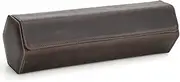[WICRFYHD] 4 Watch Travel Case Watch Roll, Leather Watch Organizer, Hexagon Men Watch Box