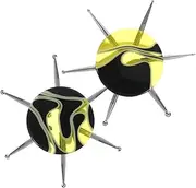 HONMEET Multi-function Nail Art Dotting Pen Set 2pcs Circular Nail Dotting Tool for Pottery Craft
