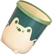Hohopeti trash can bedroom cute bathroom waste basket plastic pp trashcan for bathroom restroom trash can