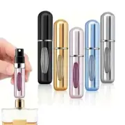 5pcs Perfume Atomizer, Portable Fine Mist Spray Bottle, Leakproof Mini Perfume
