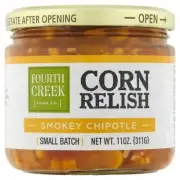 Fourth Creek Smokey Chipotle Corn Relish, 11oz Jar