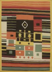 Flat Weave Wool Kilim Oriental Tribal Room Size Area Rug 8x10 Reversible Carpet