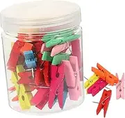 COMNESTBI 50Pcs Clip Push Pin Tacks for Office and Classroom Decor Decorative Thumbtacks for Bulletin Boards Lightweight and Compact Fasteners for Home Decoration