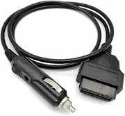 OBD2 Female Connector Diagnostic Extender Adapter Diagnostic Connector Cable OBD Diagnostic Extension Cable 50CM for Car Scan Tool
