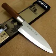 Japanese Masamune Kitchen Deba Knife 160mm 6 in Natural Wood Right handed JAPAN