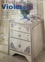 Decorative Artist's Workbook: A Field of Violets Drawers by Mary Wiseman