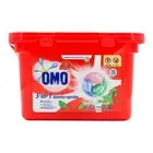15pc OMO 3-in-1 Capsules Laundry Liquid Detergent Fresh Eucalyptus Stain Remover