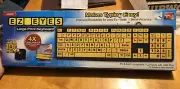 Easy EZ EYES Large Print USB Keyboard PC & MAC 4x Larger Letters (As Seen on TV)